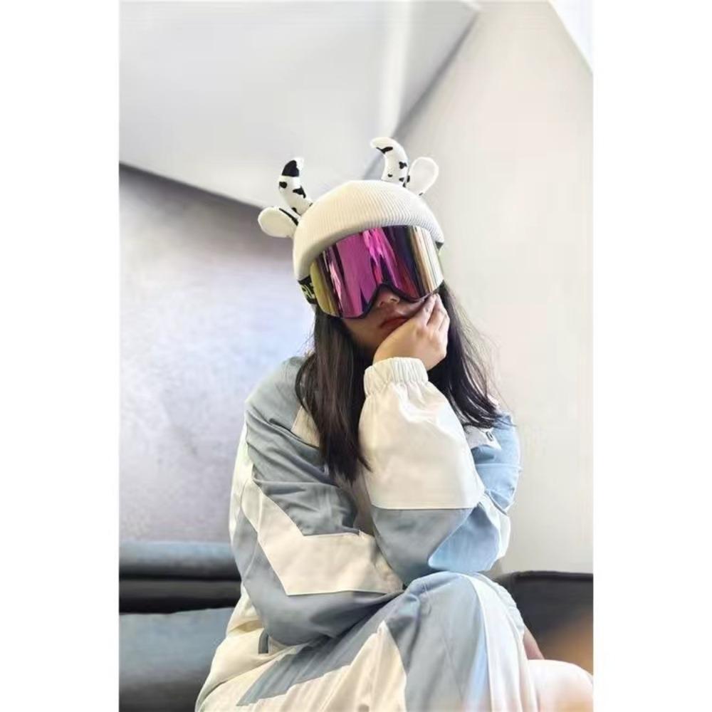 Pokrowiec na kask narciarski Czapka Urocze Kreskówkowe Uszy Kota Dziecko Ten Sam Pojedyncza i Podwójna Deska Pokrowiec na Kask Bateryjny Unisex