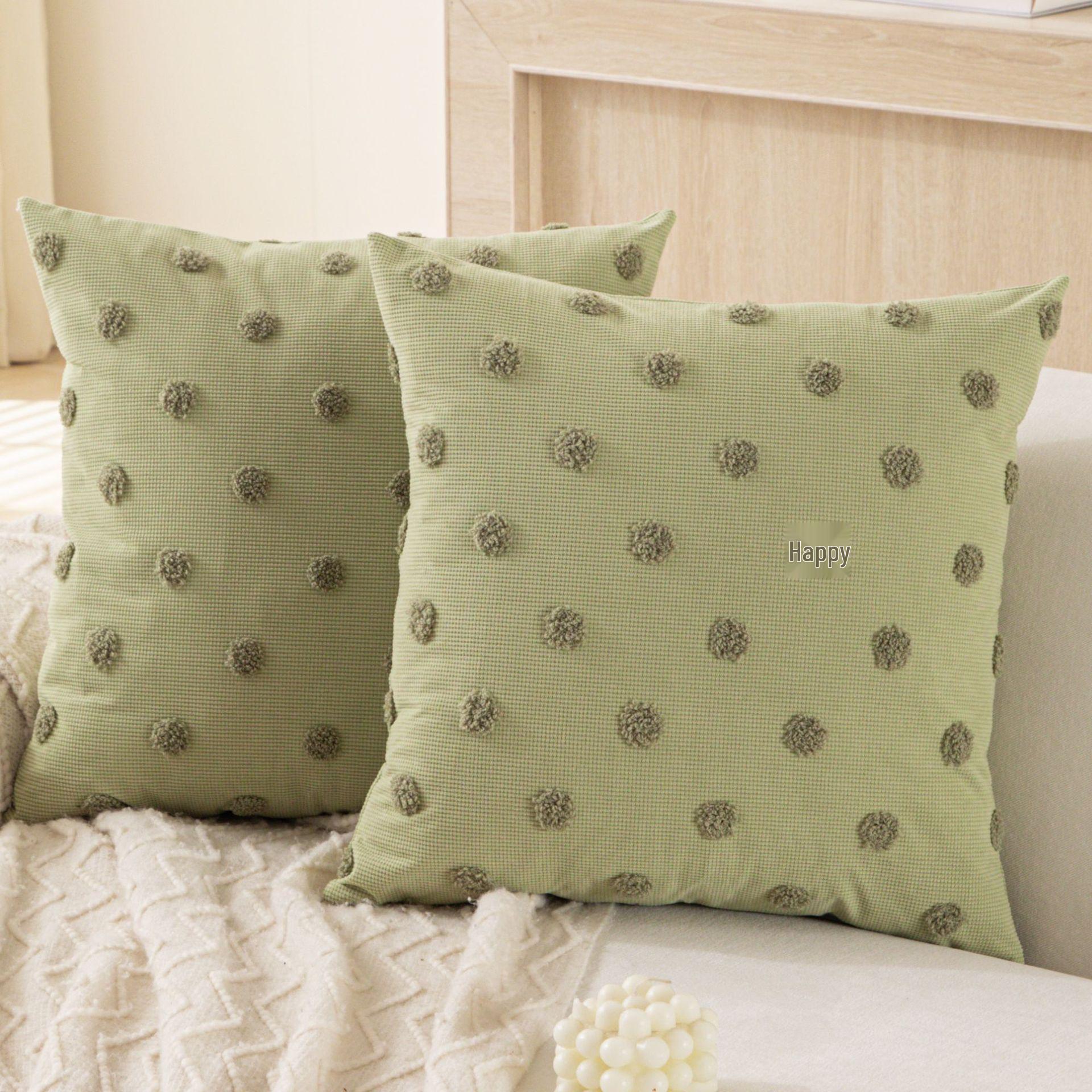 

Вельветовая вышитая декоративная подушка Чехол для подушки на диван 45*45cm (Cover Only)