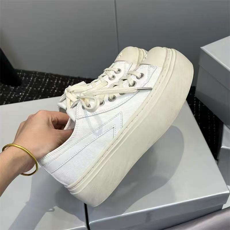 ~ Thick-soled meteor cross flower sneakers retro small dirty shoes dirty and damaged canvas shoes new women's shoes