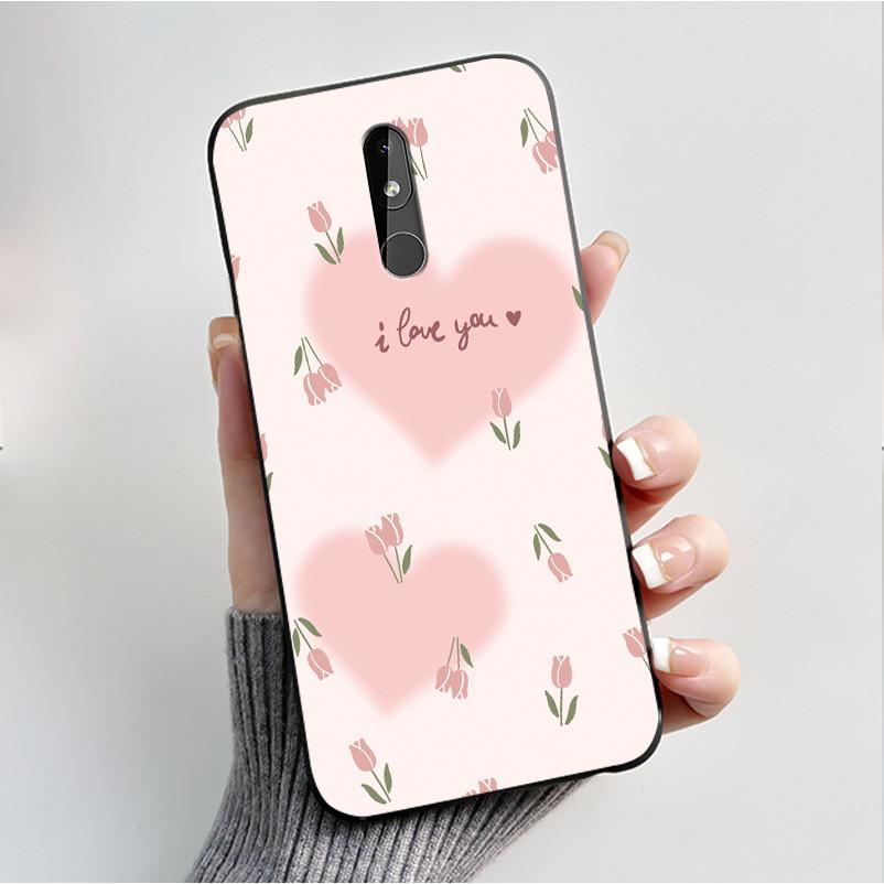 Phone Case For Nokia 3.2 TA-1156 TA-1159 TA-1164 Nokia 4.2 TA-1157 Case Fashion Butterfly Flowers Slim Black Soft Silicone Cover