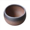 Umekichi Bonsai Black Round Bonsai Pot Yokkaichi Banko for Tuberous Compact Supplies, (2.5cm (approx. 8.5cm)), Ware, Wildflowers, Houseplants, Agave,