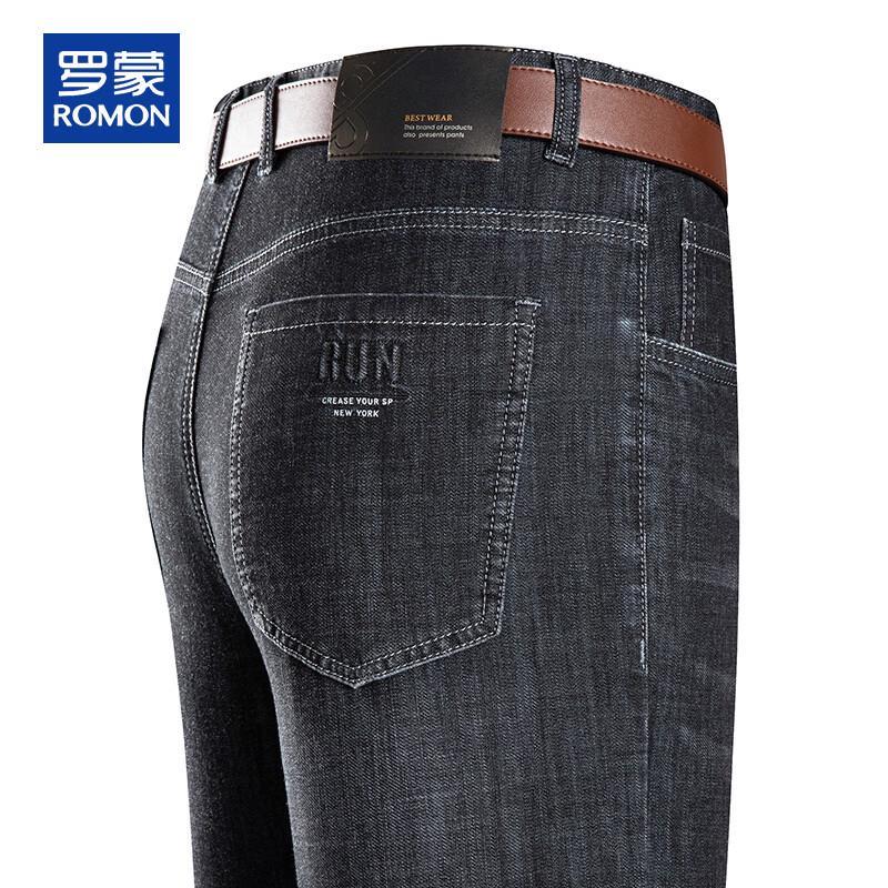 ROMON Men s Loose Straight Jeans 40