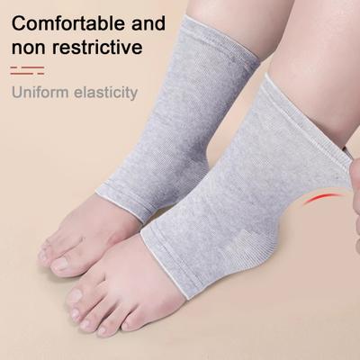 Ankle Compression Sleeve Open Toe Ankle Compression Sock Arch Support Brace for Plantar Fasciitis Achilles Tendonitis Relief