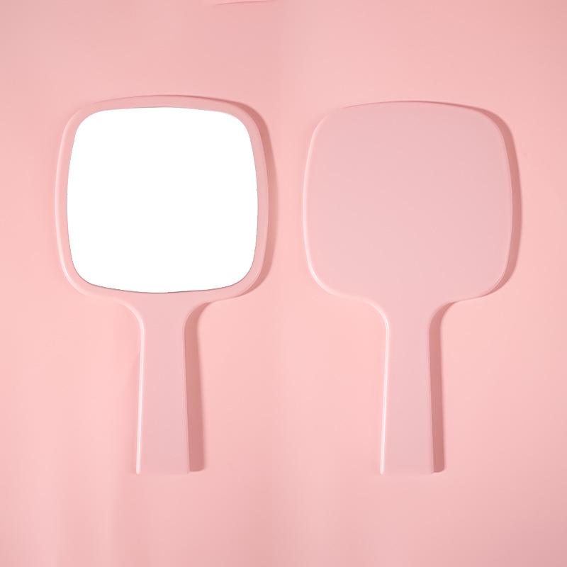 

Компактное HD ручное зеркало для макияжа с ароматом - нестандартный портативный дизайн для девочек Large 13*23cm розовый