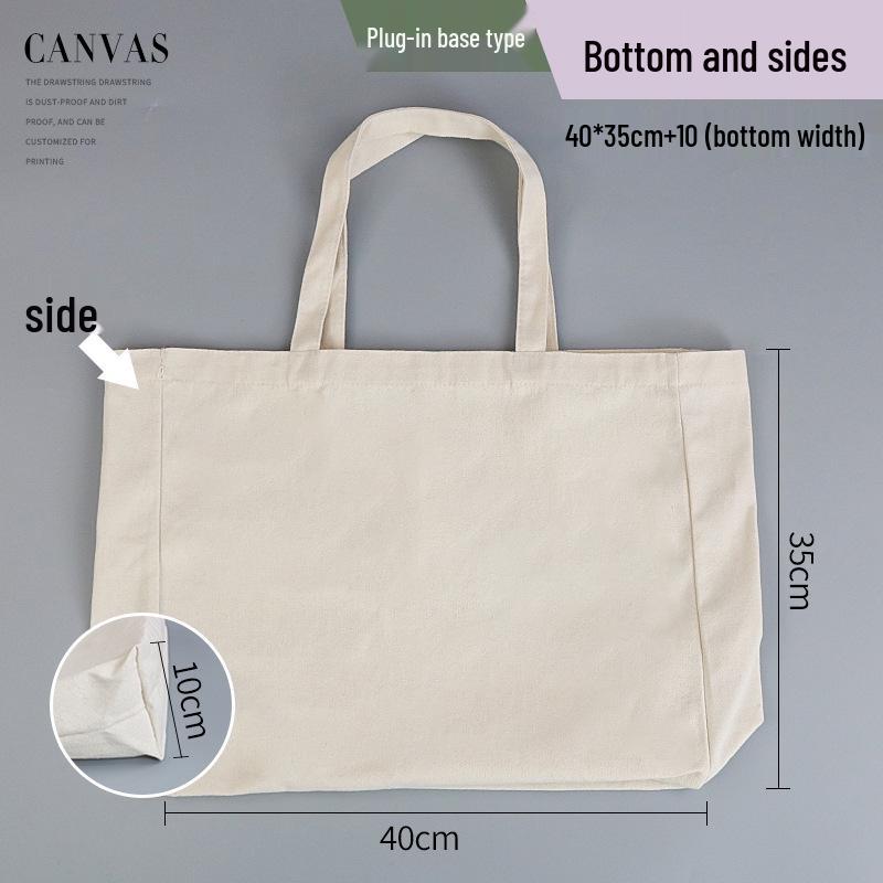 Custom Wear-Resistant Graduation Souvenir Canvas Tote Bag with Ribbon