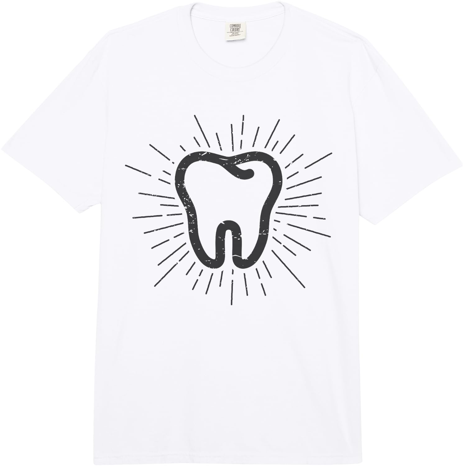 Tooth Dentist Hygienist Dental Oral Hygiene Gift Comfort Colors Adult Heavyweight Unisex T-Shirt XXXXL
