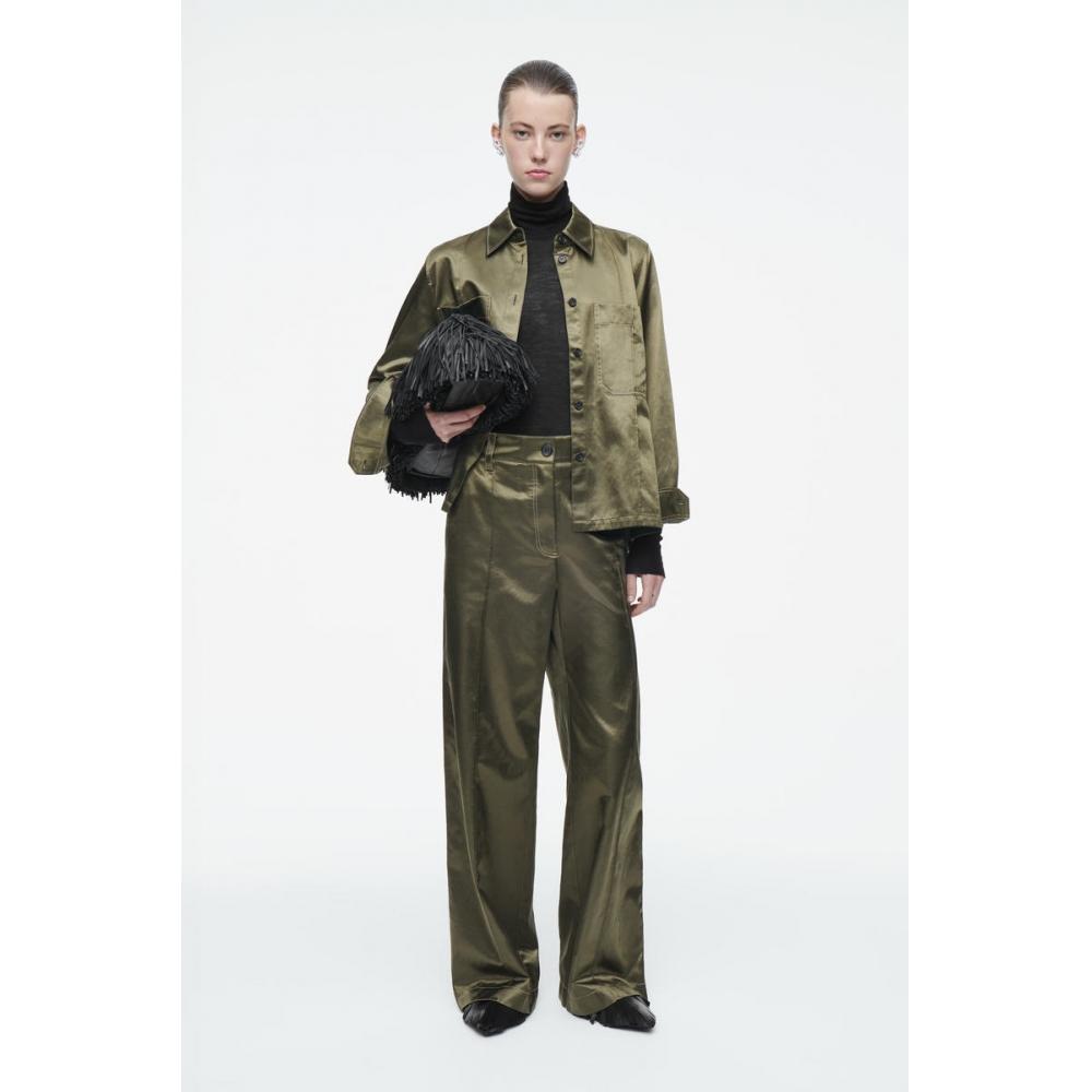 

Сатиновые брюки Cos Japan Pin Tuck Utility Khaki/32P