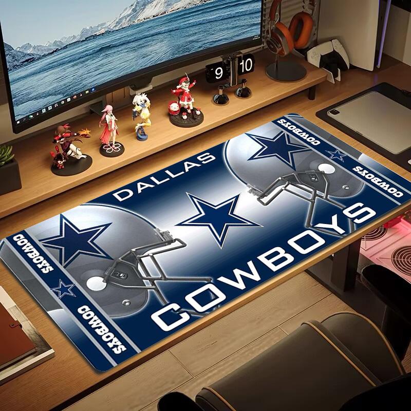 Dallas Cowboys Color Mouse Pad Large Gaming Table Cushion Non-slip Laptop Tablet Big Mousepad XXL Mat Mini PC Playmat With Lock edge