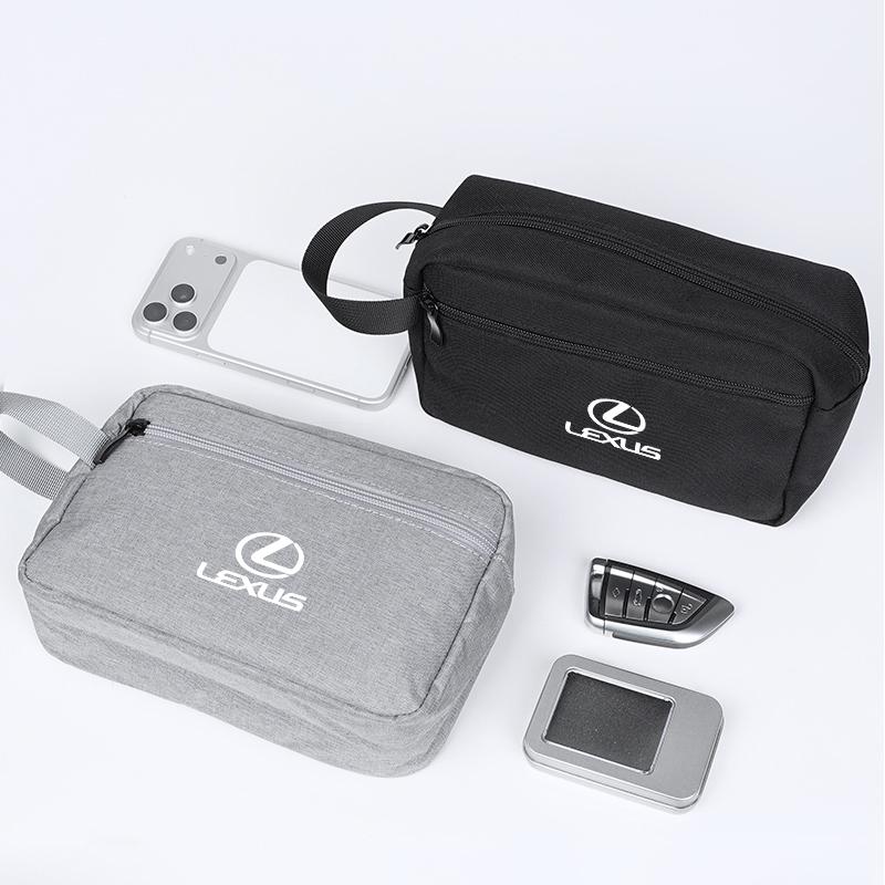 Car Key Storage Bag Portable Handbag Auto Key Organizer Pouch For Lexus Fsport NX RX 350h 450h ES UX GS GX IS LS LX CT LC RC LBX