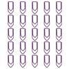 Metal Crayon Paper Clips in Assorted Colors Ideal for Bookmarking and Organizing Office Documents Durabiity