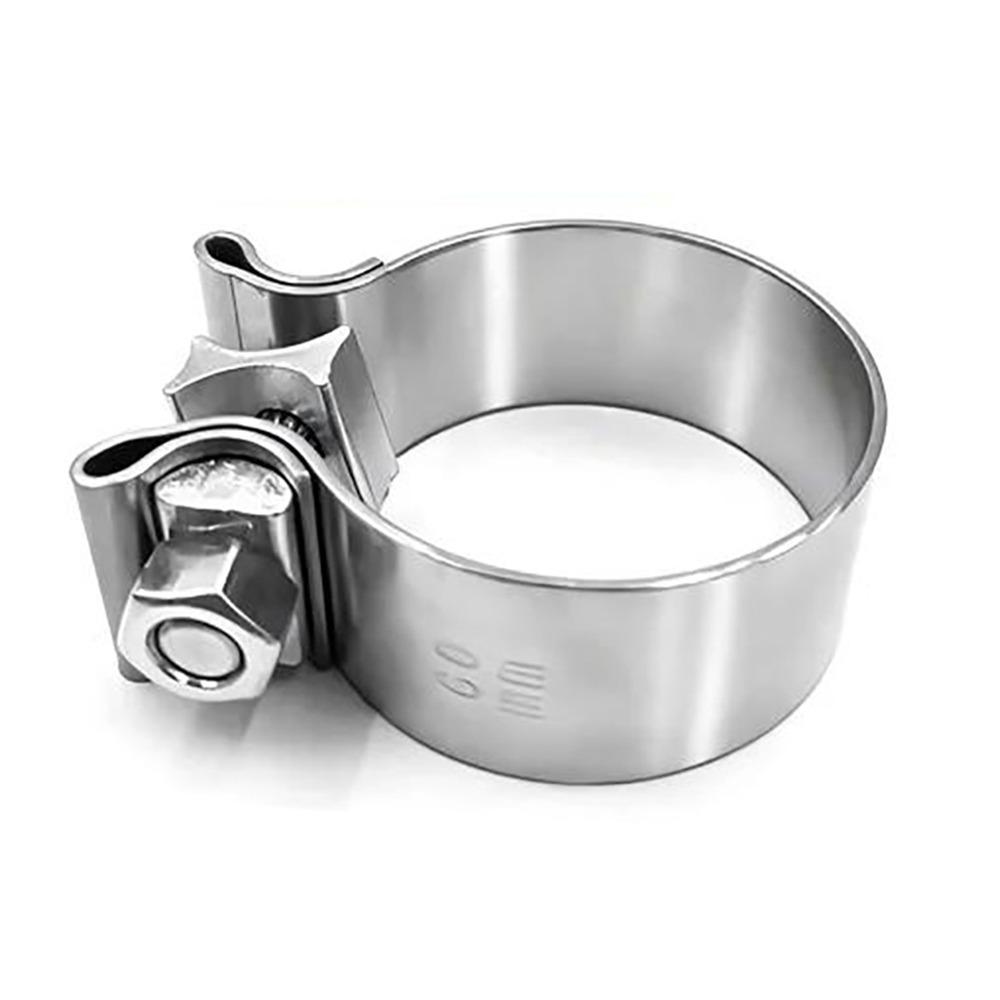 Stainless Steel Pipe Connection Hoop 40-76mm Steel Pipe Clamp Strong Hose Clamp