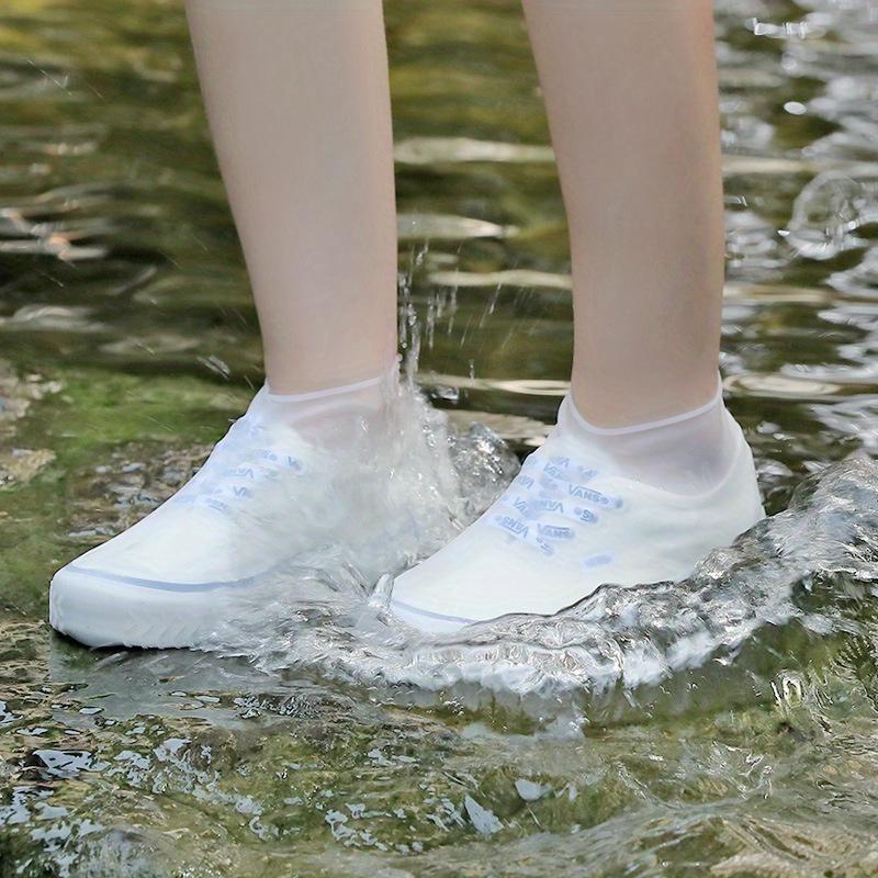 1 Pair of Waterproof, Reusable Latex Rain Boot Covers - High Quality, Durable and Universal - Rainy Day Protection