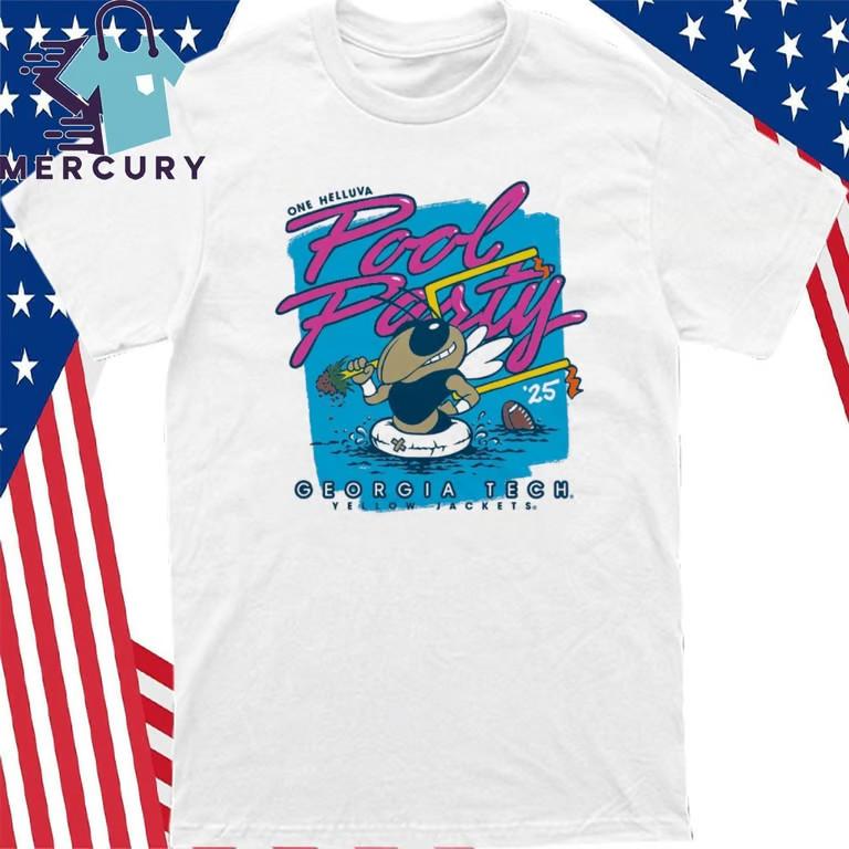 Yellow Jackets One Helluva Pool Party T-Shirt Unisex T-Shirt XXXL