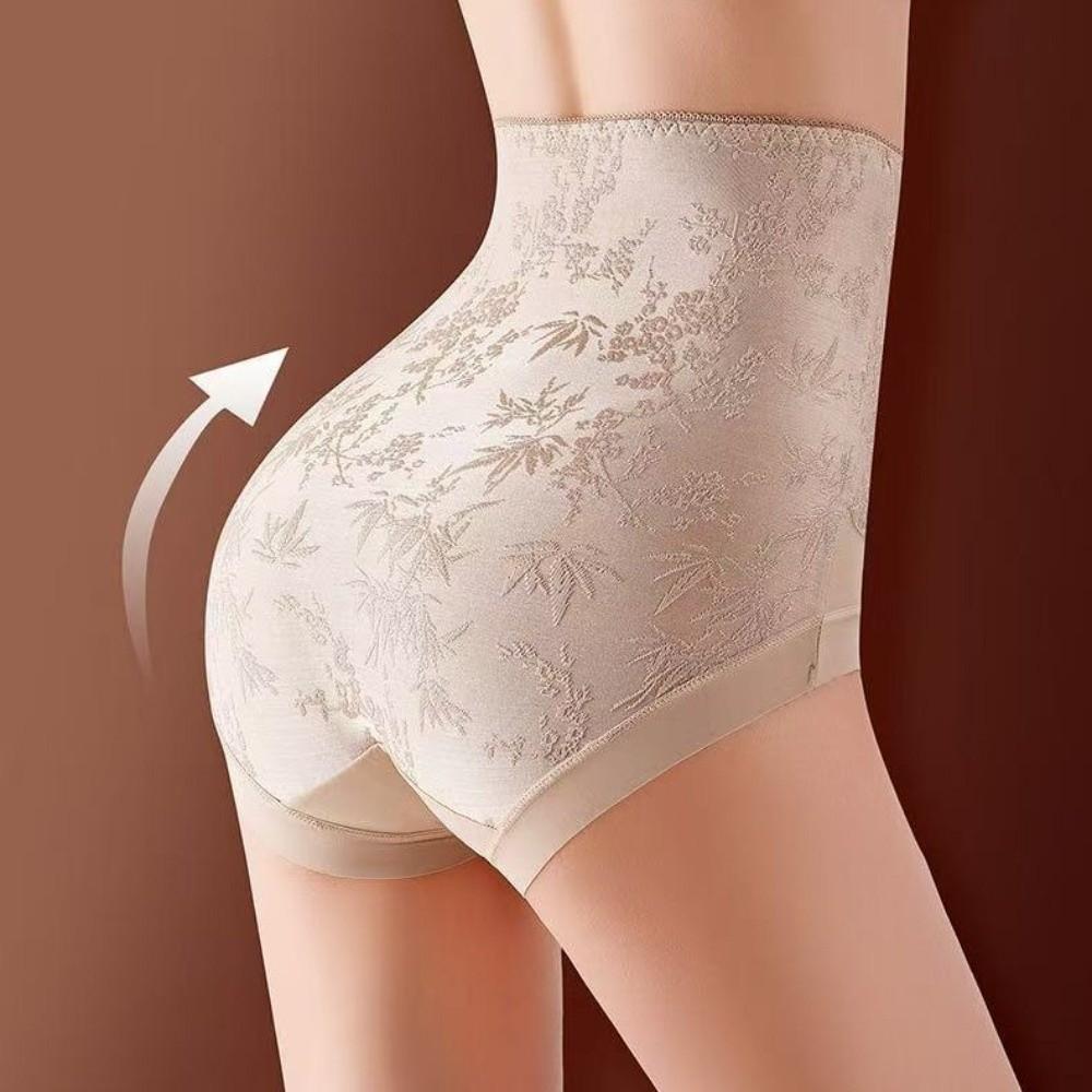 Briefs Slimming Shaper Panties Floral Embroidery Tummy Control Shapewear  Postpartum