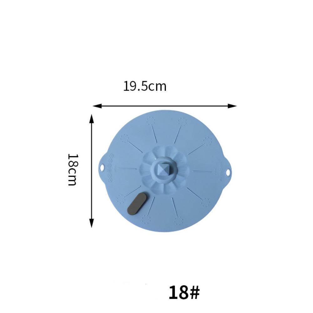 

Силиконовая крышка для сохранения свежести, герметичная крышка, защищающая от проливания, новая крышка для кастрюли, кухонный гаджет Blue-18#