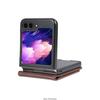 Deluxe Magnetic Adsorption Leather Fitted Case for Samsung Galaxy Z Flip 5 / Z Flip5 Flip Cover Protective Case Fundas Coque