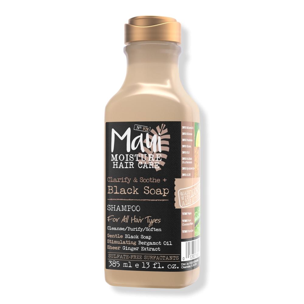 

Maui Moisture Clarify & Soothe + шампунь с черным мылом, 13,0 унций