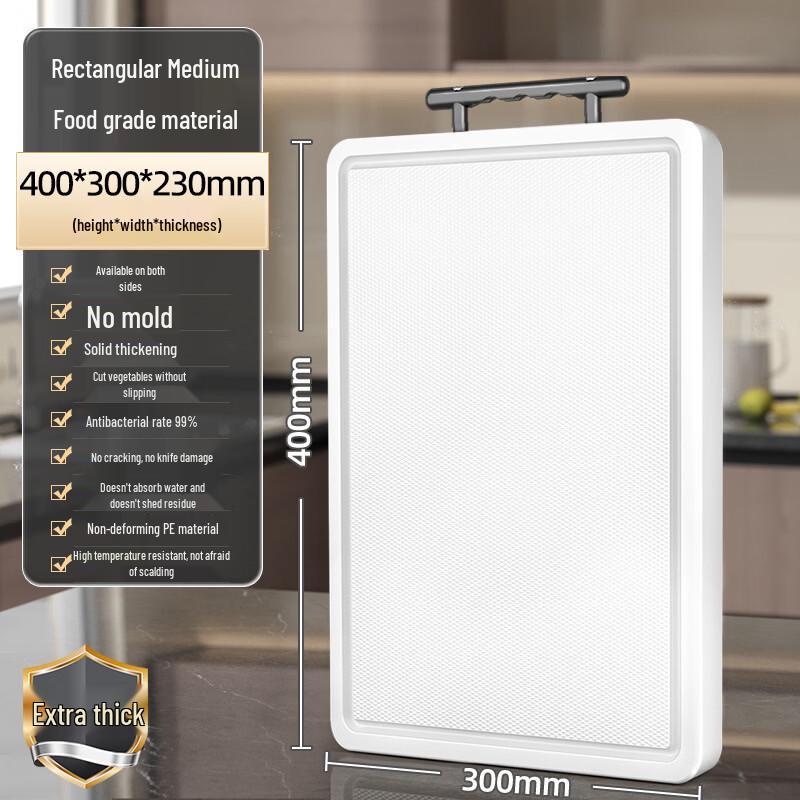 Kitchen Cutting Board with Stainless Steel Handle