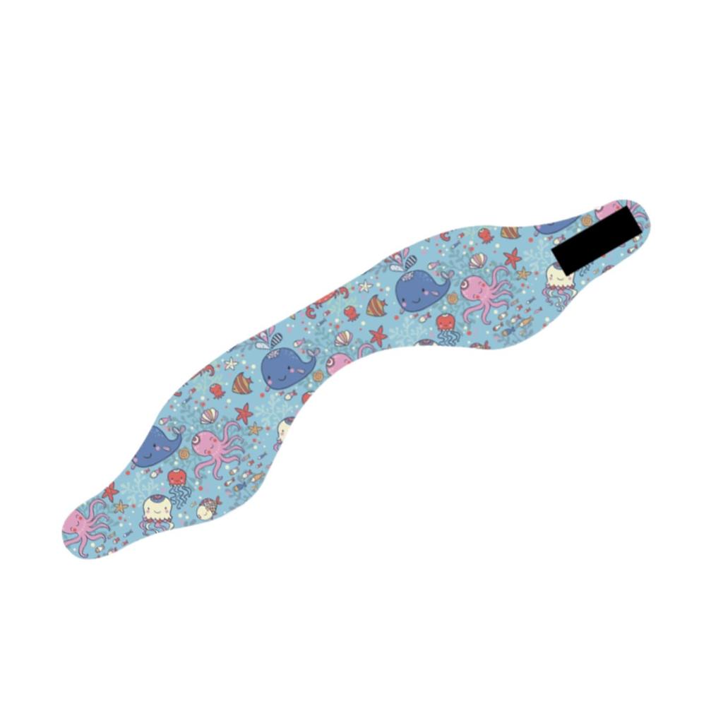 Kids Swim Headband Cute Neoprene Ear Protection Band Waterproof Hair Guard for Swimming Bath & Shower Adjustable Elastic Design