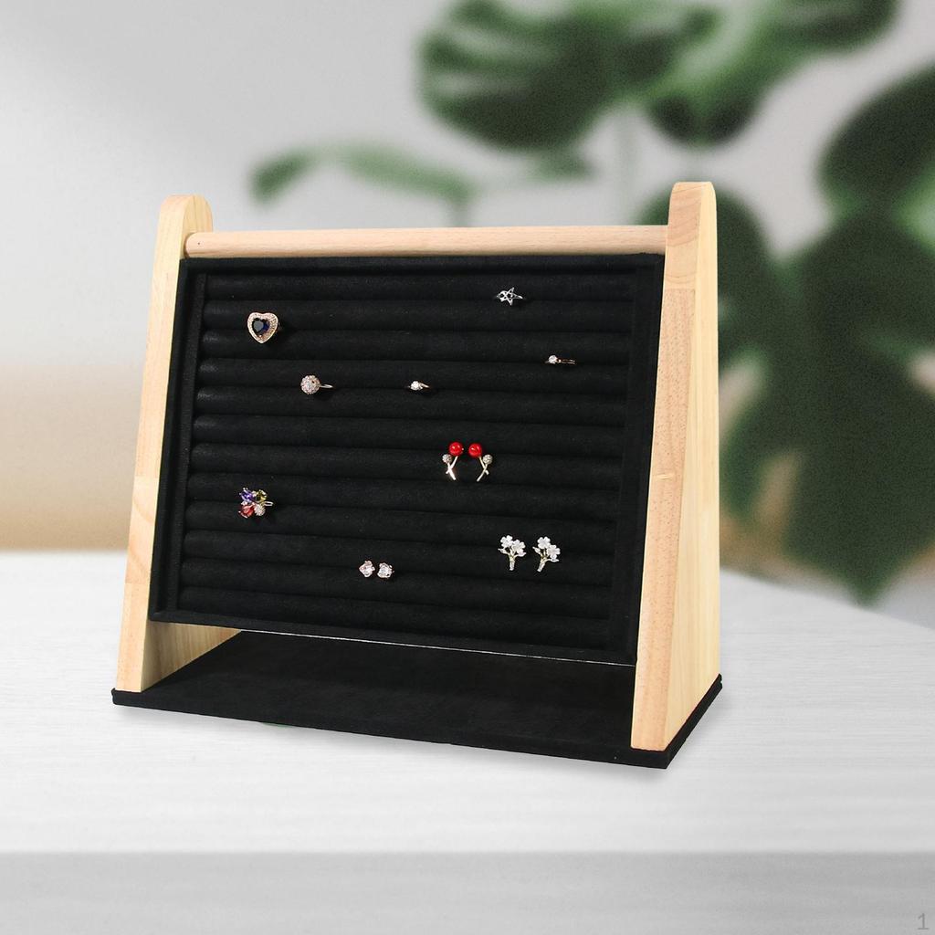 Elegant Ring Holder and Jewelry Display Stand with Stable Base