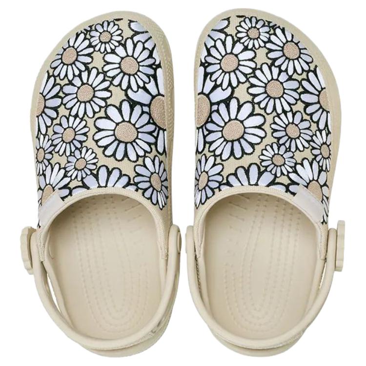 Crocs Zoccoli Classici Leggeri per Camminare Daisy Donna Beige 213231-2MC
