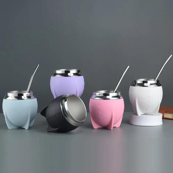 280ML Thermal Cup Stainless Steel Vacuum Mug Portable Insulated Beverage Cup for Hot And Cold Drinks