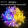 Color-Changing LED Solar String Lights - Outdoor Rainproof Fairy Lights for Camping and Courtyard Decoration