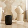 2 Pieces/set of Solid Color Mouthwash Cups with Tray, Family Bathroom Drum, Accessories