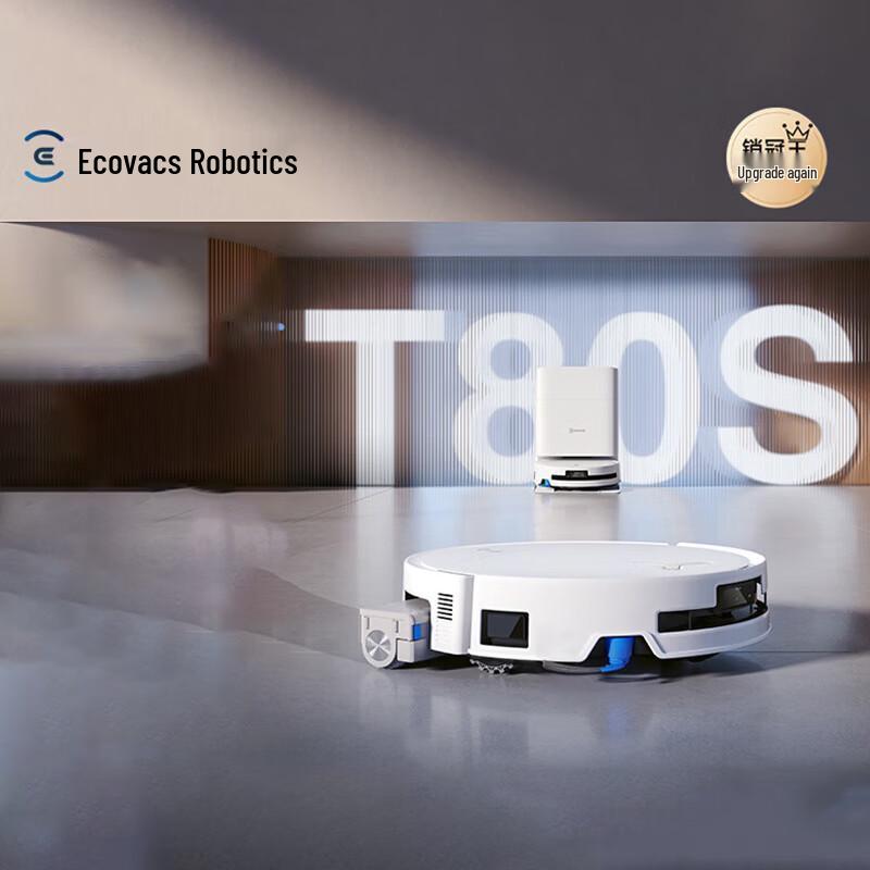 ECOVACS T80S Robotic Vacuum and Mop Cleaner