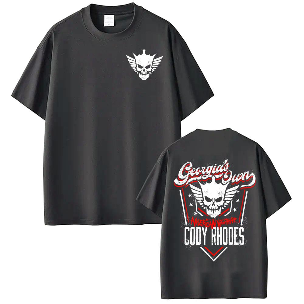 Cody Rhodes American Nightmare Claim Your Kingdom Tshirt Unisex Women Harajuku Violence Aesthetic T Shirts Summer Tops ONeck Tees
