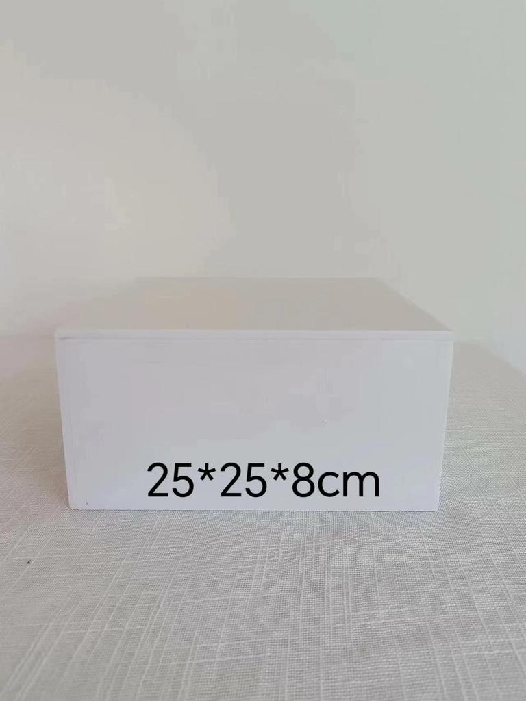 Blue Acrylic Dessert Table Display Stand for Tea Break & Birthday Ornaments