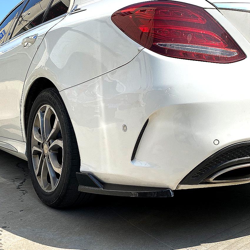 

Mercedes-Benz C-Class W205 2015-2021 Rear Bumper Corner Trim for C180, C200, C260, C43 AMG Piano Black