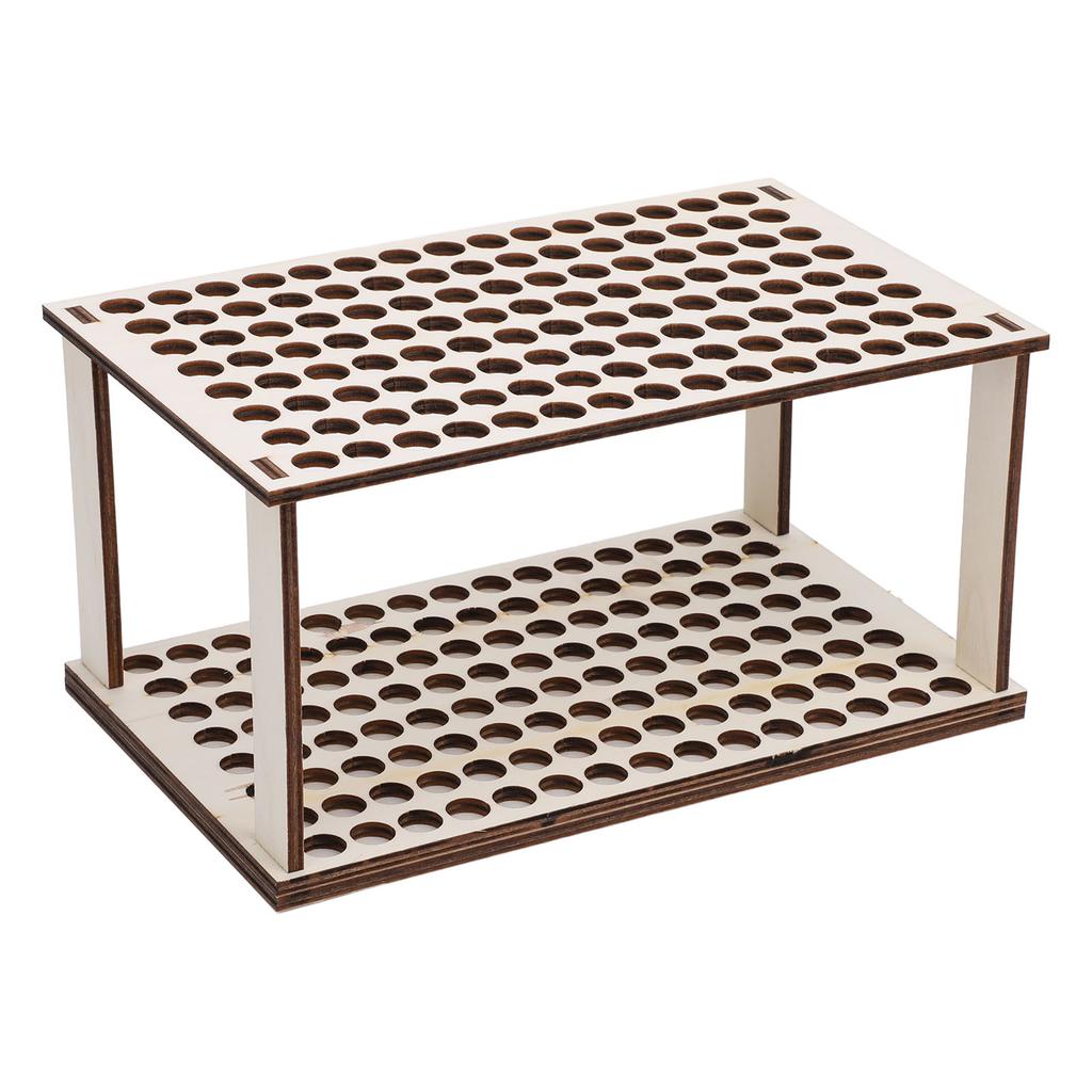 Pencil Storage Holder Multi Holes Detachable Space Saving Wood Structure Desktop Pen Organizer for