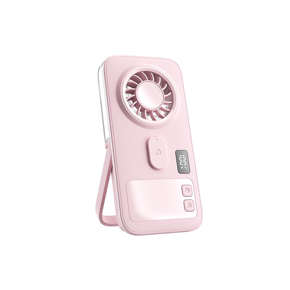 2026 Portable USB Handheld Refrigerating Spray Fan - Multifunctional Desktop Mini Fan for Outdoors English Packaging + Bilingual Manual