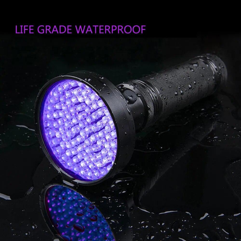 Ultrafialové 100LED 51LED 21LED 12LED 9LED UV světlo 395nm LED UV vodotěsná svítilna Svítilna Světlo pro bezpečnostní detekci