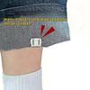 20pcs Non-Slip Leg Shortening Clip Transparent Pants Edge Clip  Clothes Fixing