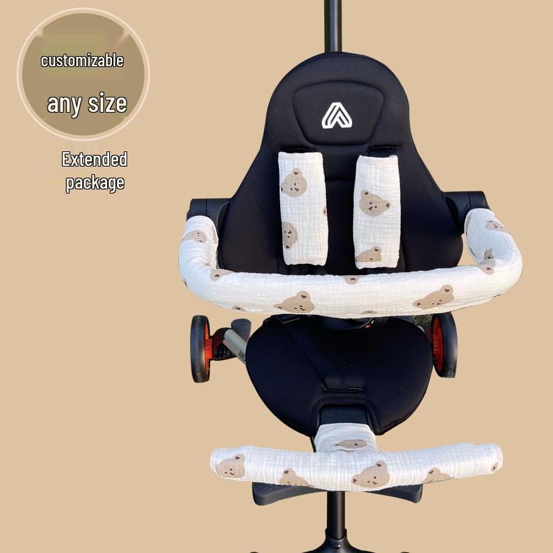 Ya De Zhu Baby Stroller Gloves with Guardrail & Water-Resistant Towel