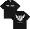 Prayers Up for Charlie Kirk Freedom T Shirt Unisexs Clothing Harajuku Y2k High Street Tshirts Unisex Casual Comfort Oversized Tshirt