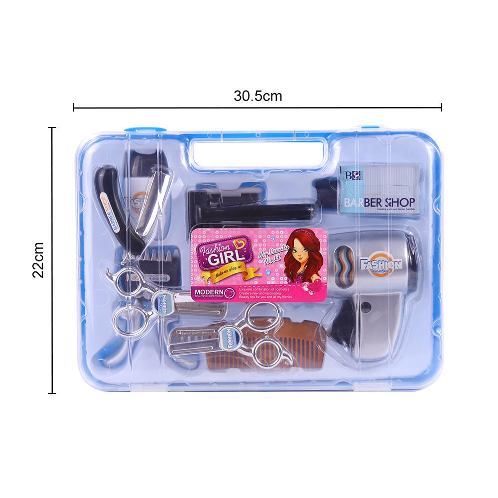 Simulation Hairdressing Play Kit Parent-Child Interaction Kids Barber Shop Playset Children Birthday Gift Girl Boy Toys