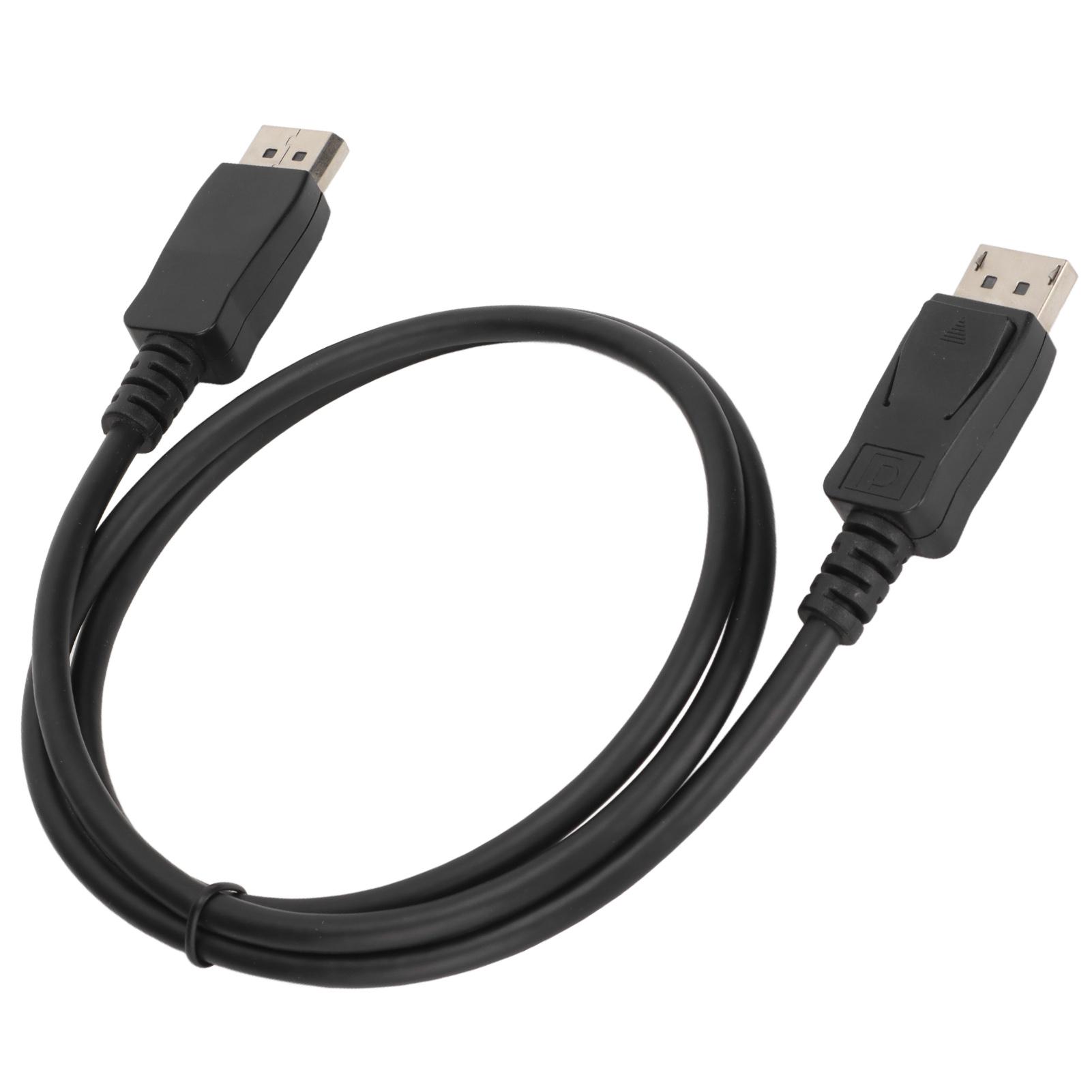 

Male to Male Cable High Speed 32AWG 4K 60Hz HD DisplayPort Cable with Dust Cover
