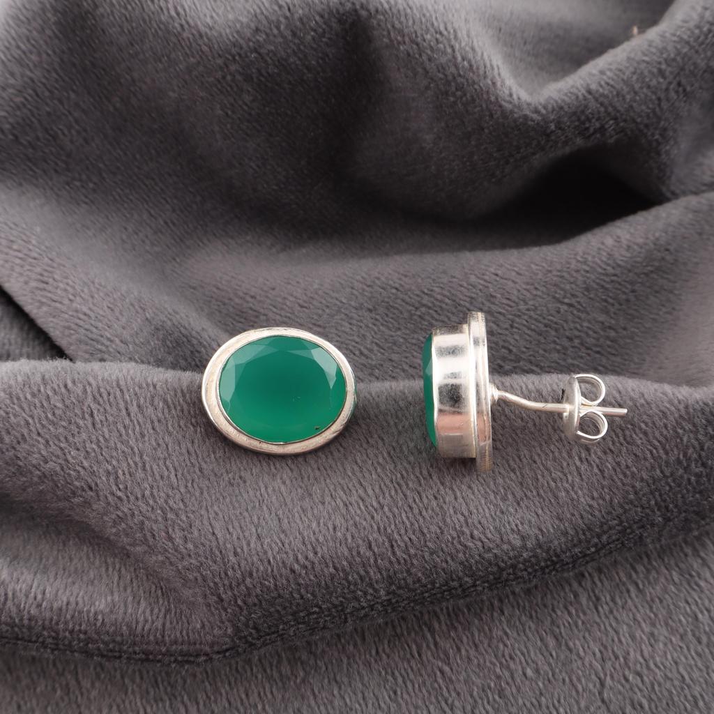 Green Onyx Pendant, 925 Sterling Silver Jewelry, Handmade Pendant Gemstone Jewelry Gift For Women