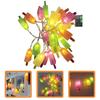 Outdoor Ornament Lights Ice Cream String Fairy Candles Flickering Plastic