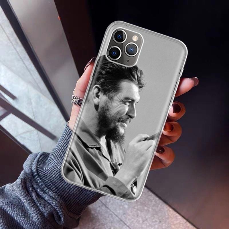 

Чехол для телефона с Че Геварой для iPhone 17 Air 11 13 Mini 14 15 Plus 16 12 Pro Max 16E SE 7 8 Узор Мягкая ТПУ Задняя крышка 17 Air 11 1 iPhone 16