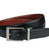 Men's Casual Leather Pin Buckle Rotary Switching Between Two Sides Can Wear Cowhide Two-layer Leather Pants Belt