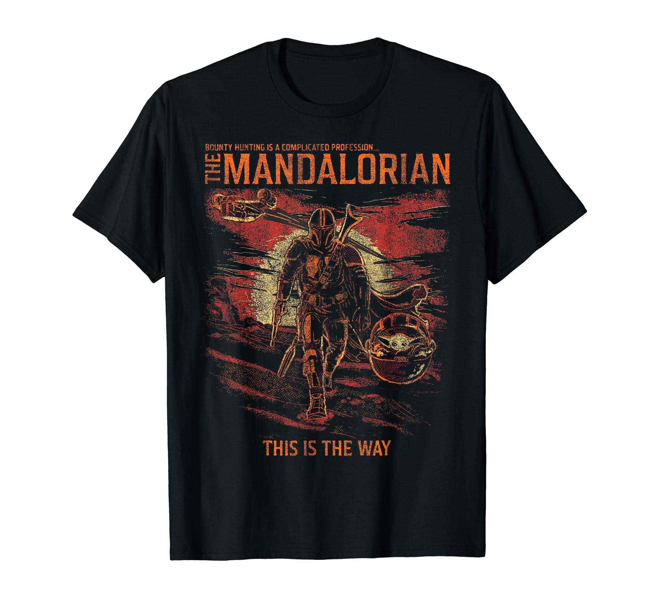 Star Wars The Mandalorian Distressed This Is The Way T-Shirt 4560₽