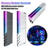 Memory Module Radiator DDR4 DDR5 Memory Module Heatsink 5V 3PIN ARGB AURA Sync Aluminum Alloy Heat-resistance for Computer