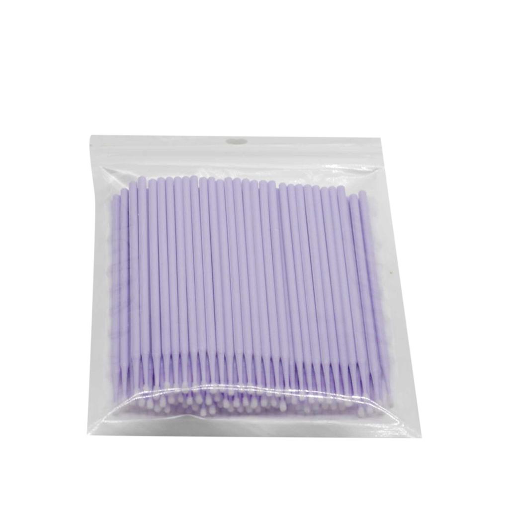 50-200 Pcs Disposable Micro Applicator Brushes For Eyelash Extensions, Mascara & Makeup, Compatible With Personal Care Multicolors