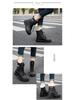 Stylish Non-Slip Waterproof Rain Boots for Adults with Thick Sole and Added Velvet Lining.