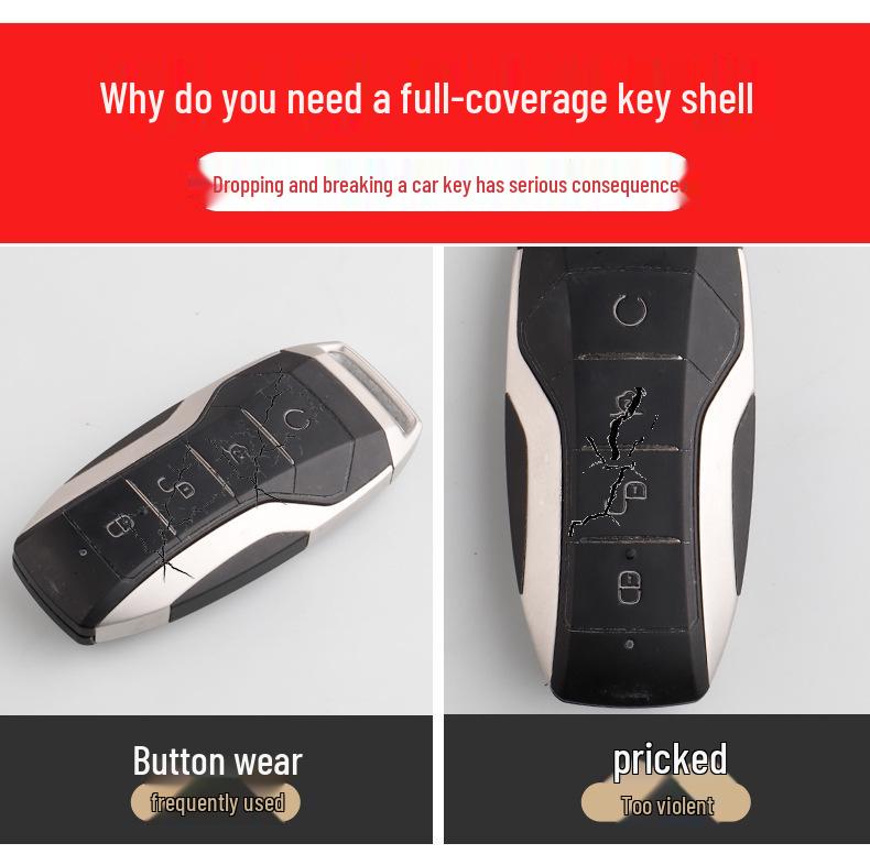 BYD Key Case for Seal, Han EV, Song, Yuan Plus, Song Pro, Qin, Tang DMi, Dolphin, Seagull, E2 - Unisex