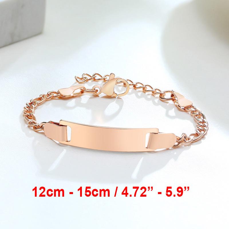 Name Customization Engrave Birth Date Bracelets,Personal Birthday Gift ,Stainless Steel Bracelet
